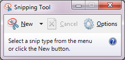 Screenshot des Windows 7 Snipping Tools