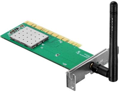 TRENDnet 150mbps 802.11 b/g/n PCI-adapter: ein normales PCI-WLAN-NIC