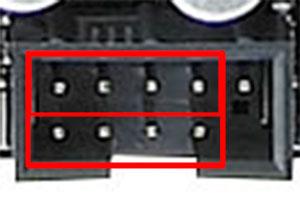 Ein USB-header - / 2 USB-Anschlüsse