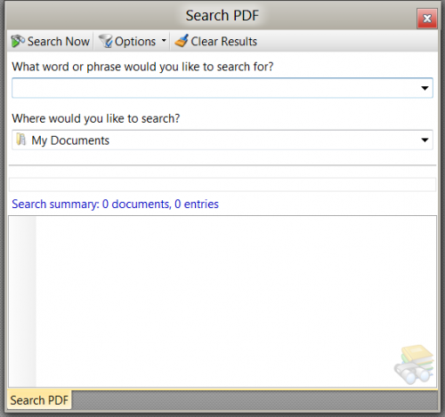 PDF im PDF-Viewer suchen