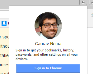 Screenshot von meinem Chrome
